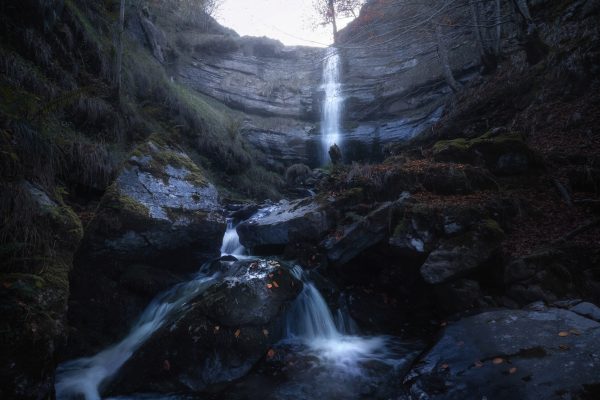 Gorbeia, a waterfall