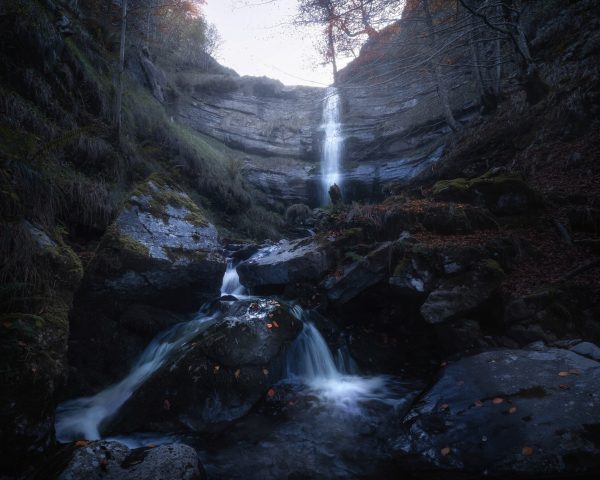 Gorbeia, a waterfall