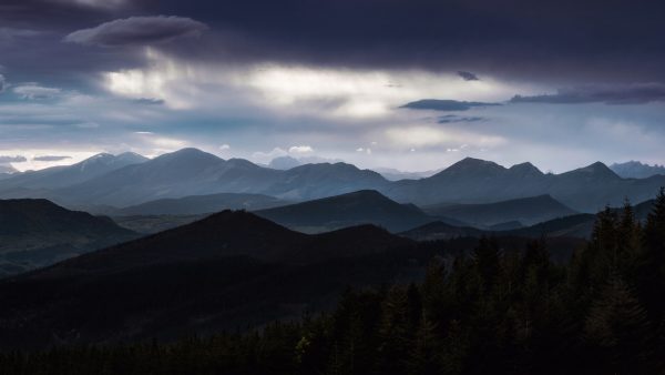 After the storm over Bizkaia's and Araba's mountains