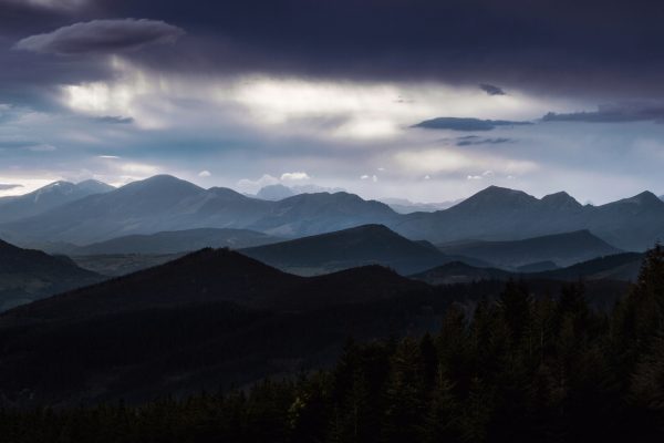 After the storm over Bizkaia's and Araba's mountains