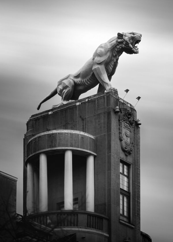 The tiger sculpture in Bilbao